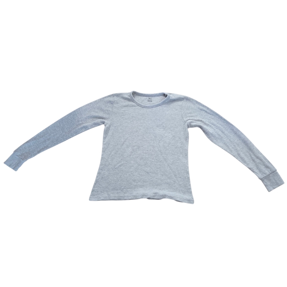 Coz men's light gray crewneck thermal long sleeve top, M. EUC.